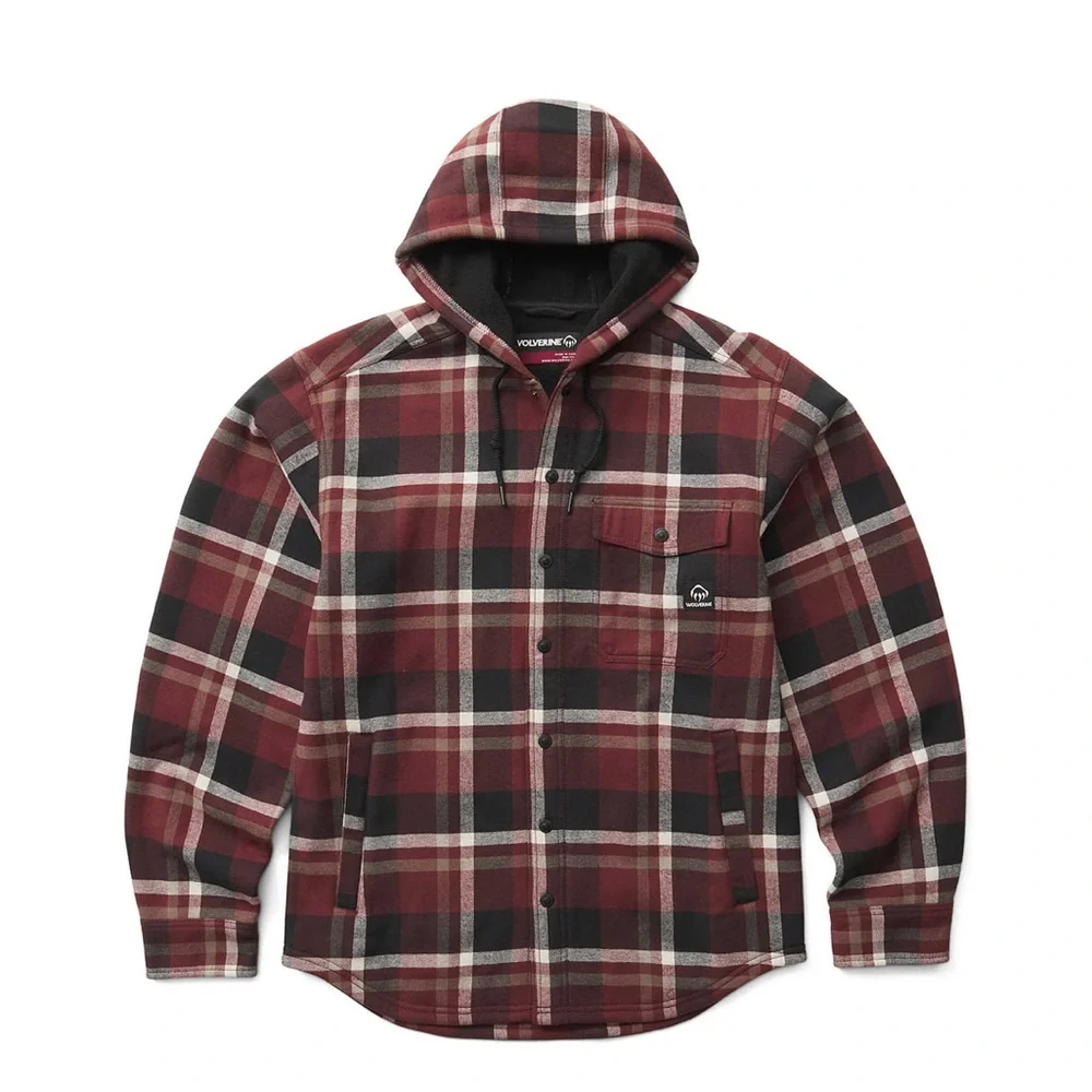 MEN’S WOLVERINE BUCKSAW FLANNEL JACKET NWT medium COAT